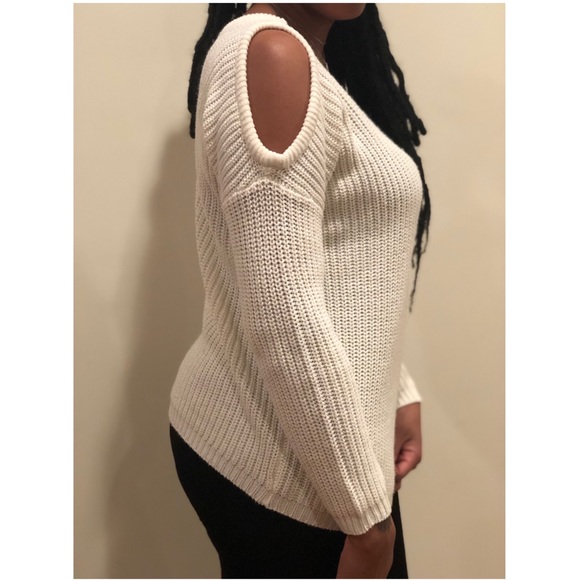 Cold Shoulder Sweater - Picture 2 of 3